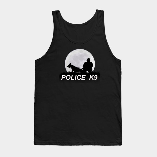 Police k9 Tank Top by 752 Designs